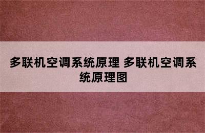 多联机空调系统原理 多联机空调系统原理图